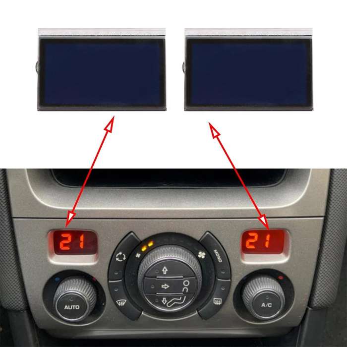 2Pcs Car Display Screen Air Conditioning Information Screen Pixel Repair for 308 308CC 2007-2013