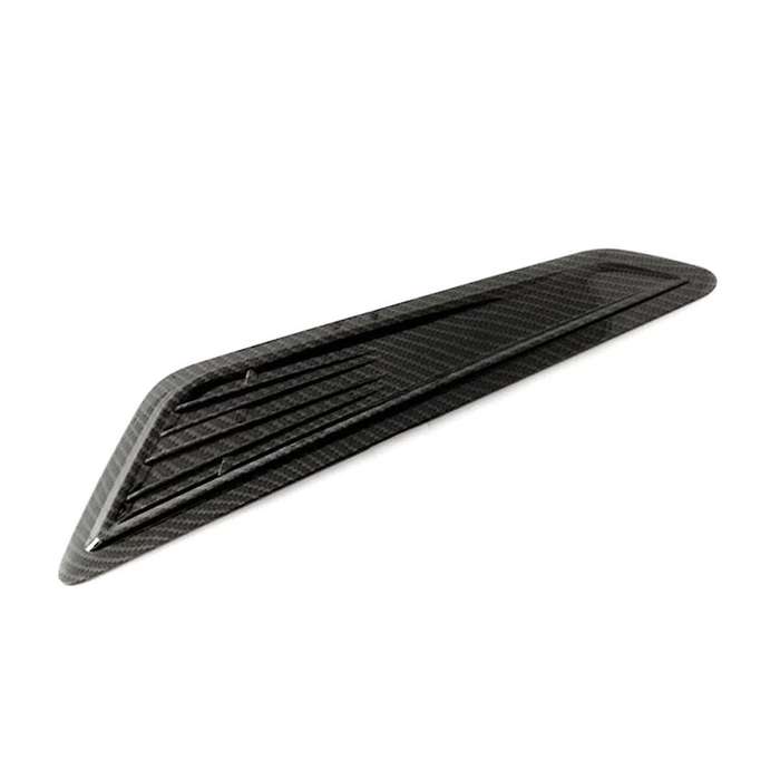 2pcs Car Decorative Front Hood Vent Covers Front Bonnet Hood Air Car Vent Scoop Cover Sticker Car Ac