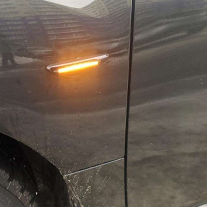 2Pcs Car Dynamic LED Side Marker Light Turn Signal Light for 6 Atenza 2008 2009 2010 2011 2012