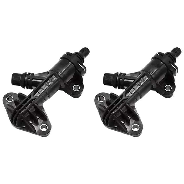 2pcs Car Engine Coolant Thermostat Thermostat Cooling Water Outlet 17217599546 for 5 Series 7 Serie