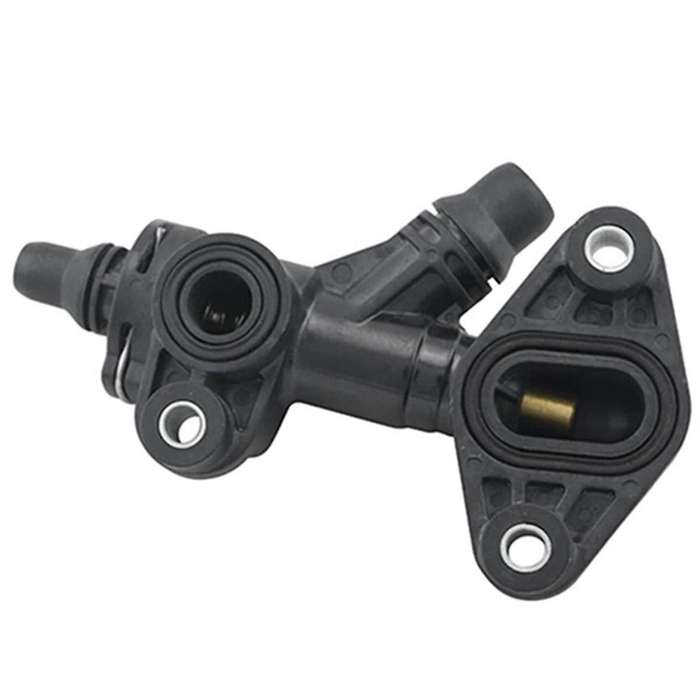 2pcs Car Engine Coolant Thermostat Thermostat Cooling Water Outlet 17217599546 for 5 Series 7 Serie