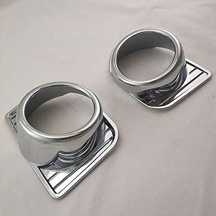 2Pcs Car Fog Lamp Cover Stickers Auto Decoration Trim ABS for 200 2014-2020 Car Accessories