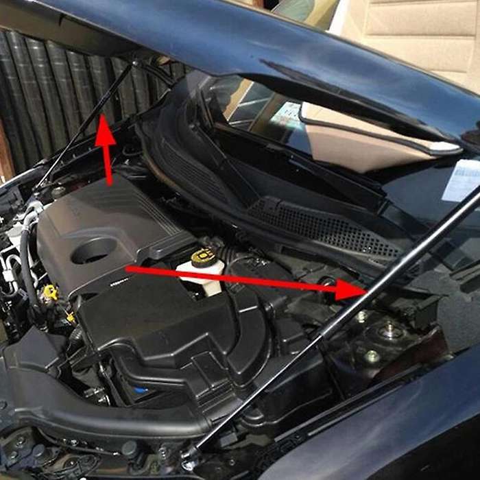 2Pcs Car Front Bonnet Support Shock Gas Rod Accessories for KADJAR 2009-2018