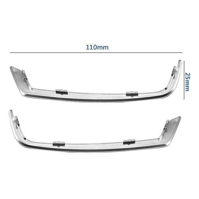 2Pcs Car Front Door Speaker Covers Car Interior Accessories Space Decor Trim Interior for - 5 Series