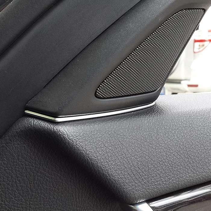 2Pcs Car Front Door Speaker Covers Car Interior Accessories Space Decor Trim Interior for - 5 Series