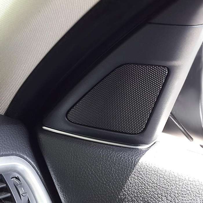 2Pcs Car Front Door Speaker Covers Car Interior Accessories Space Decor Trim Interior for - 5 Series