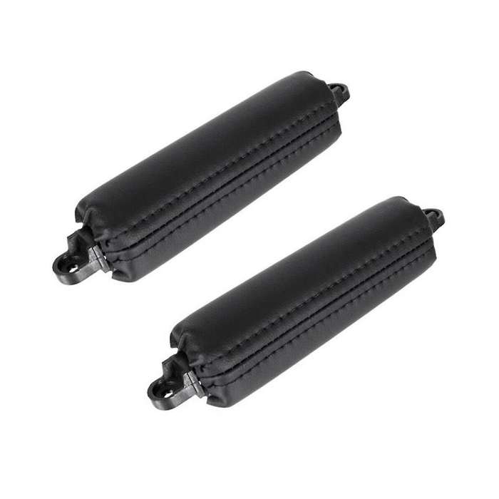 2pcs Car Front Door Handle Pull Trim Pu Leather 7l6867161 for 2003-2010 Side Door Handle Inner Lhd R