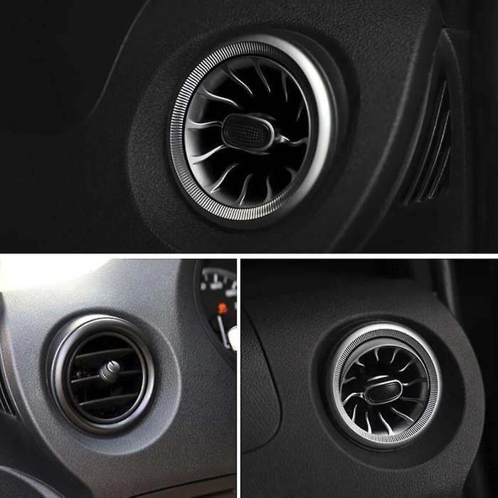 2Pcs Car Front Dashboard AC Condition Vent Outlet Trim for V Class Vito Viano W447 2015-2019