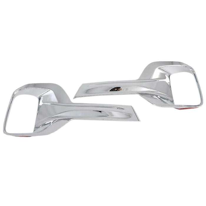 2Pcs Car Front Fog Lamp Cover Fog Lamp Decorative Frame Auto Accessories for Seltos KX3 2019 2020