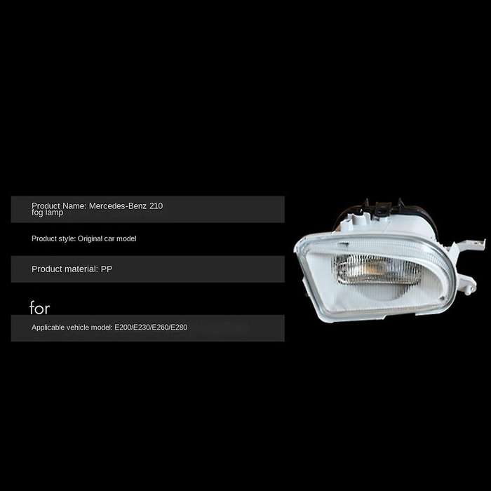 2pcs Car Front Fog Light Fog Lamp for - W210 E200 E220 E240 E280 E300 1708200156 1708200256