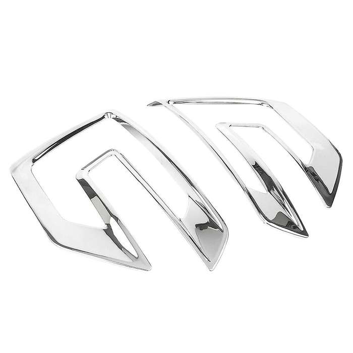 2Pcs Car Front Fog Lamp Decorative Frame Fog Lamp Decorative Cover for Explorer Sport 2016 2017