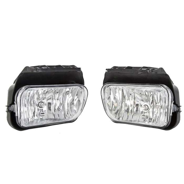 2Pcs Car Front Fog Lights Bumper Daytime Running Driving Lamps for 1500 2500 3500 2003-2006