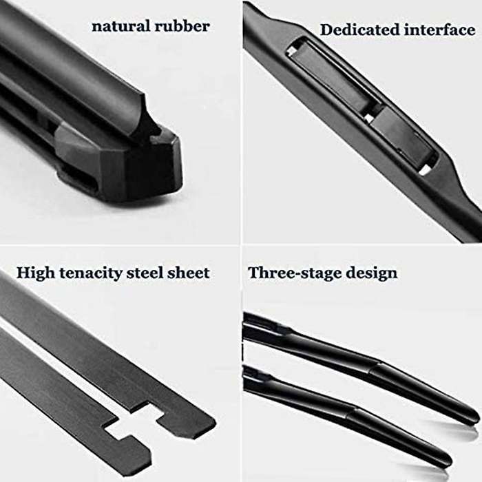 2PCS Car Front Wiper Windshield Wiper Front Window Wiper for 1Z A5 2004-2013