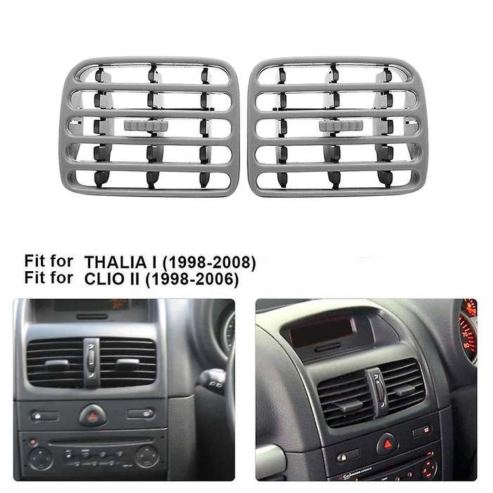 2PCS Car Interior Center Console Air Jet Intake Grille for II 1998-2001 I 2001-2006