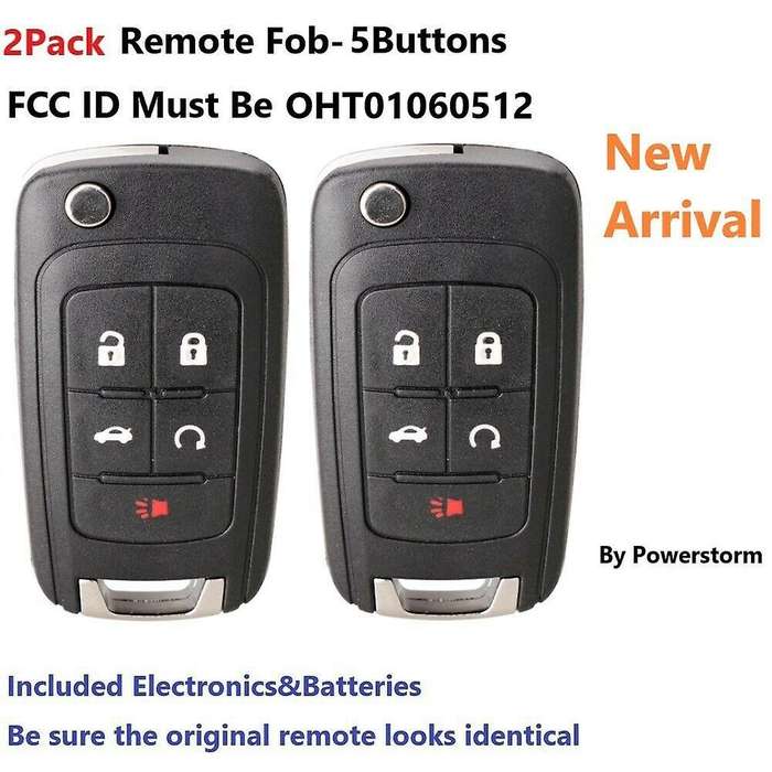 2Pcs Car Key 315Mhz for Encore Sonic with PCF7941 Chip OHT01060512