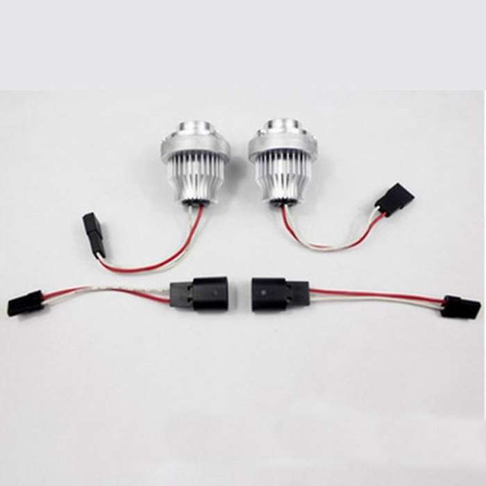 2Pcs Car LED Daytime Running Bulb Angel Eye Headlight Suitable for - E60 E61