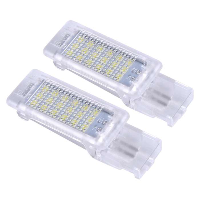 2Pcs Car LED Footwell Light Trunk Lamp for Golf Plus CC Tourage Red LED