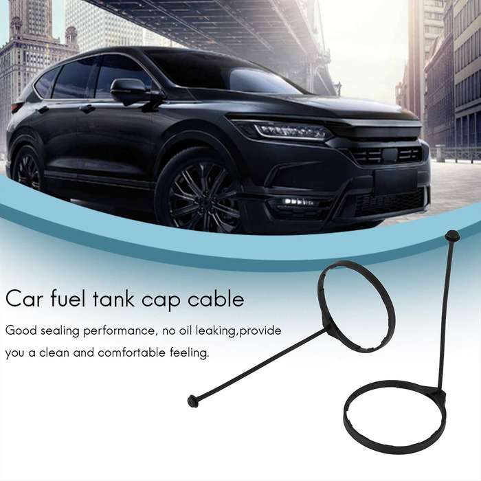 2Pcs Car Oil Fuel Cap Tank Cover Line Ring Petrol for Accord Jazz City Odyssey for