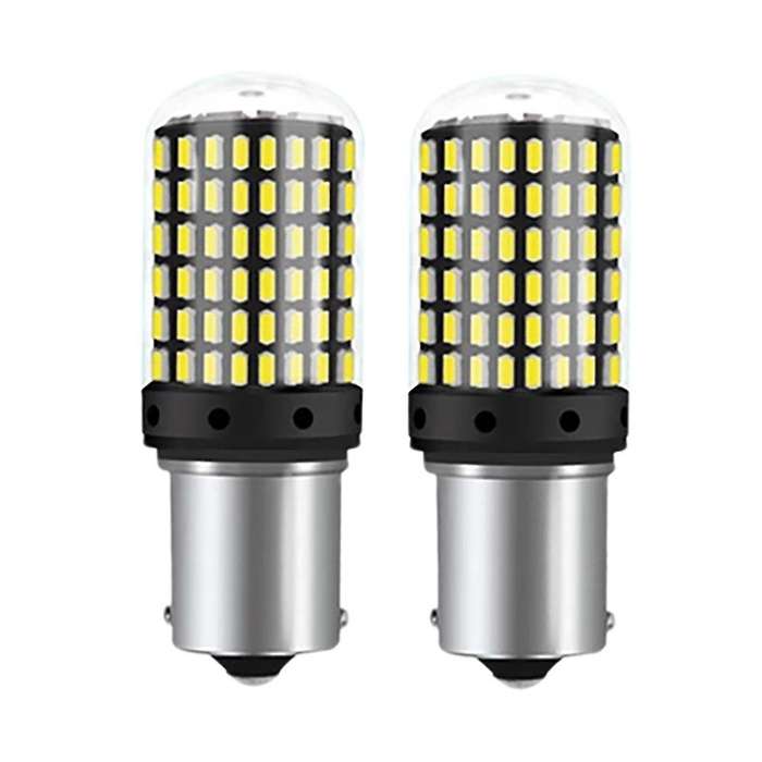 2Pcs Car P21-5W BAY15D 1157 LED Canbus Light 3014 144SMD Error Free Bulb Auto Turn Signal Brake Bulb