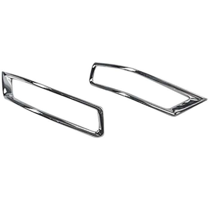 2Pcs Car Rear Bumper Fog Light Chrome Trim Cover for Rogue 2017-2020