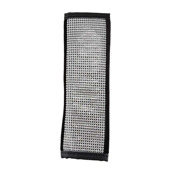 2Pcs Car Shoulder Pads Cover Crystal Sparkled Diamond Cover Interior Accessories Universal Auto SUV