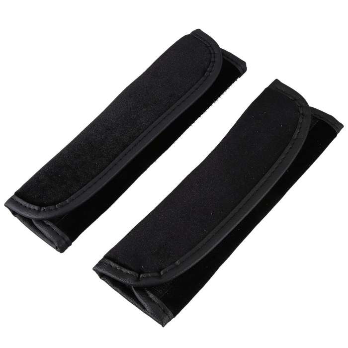 2Pcs Car Shoulder Pads Cover Crystal Sparkled Diamond Cover Interior Accessories Universal Auto SUV