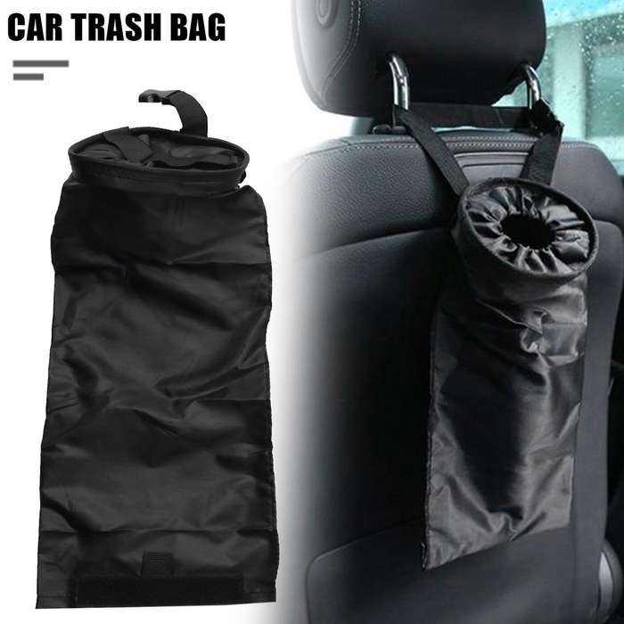 2PCS Car Trash Bags Car Trash Bags Hanging Detachable Garbage Bag for Back Outdoor Traveling Home U