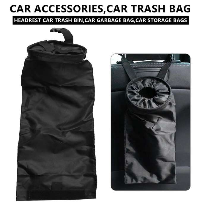 2PCS Car Trash Bags Car Trash Bags Hanging Detachable Garbage Bag for Back Outdoor Traveling Home U