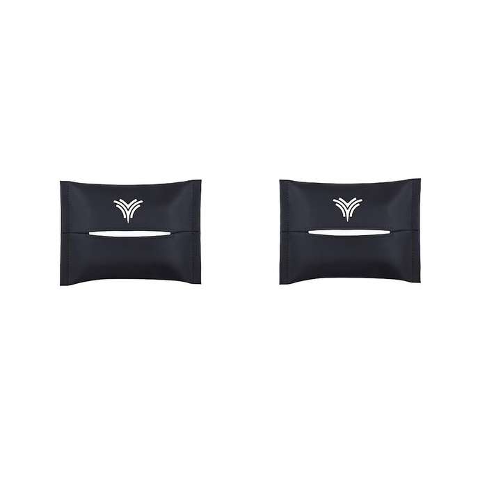 2pcs Car Tissue Box Drawer Box Hanging Tissue Bag Interior Decoration Back Organizer for No1 S V U