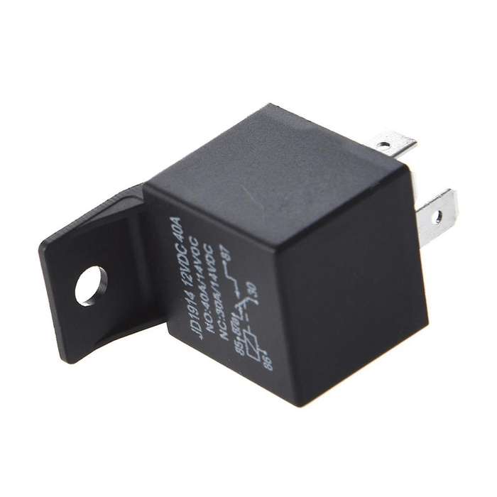 2pcs Car Universal 12V Relay with Backrest Daytime Running Lights Air Conditioning Modified Relay J