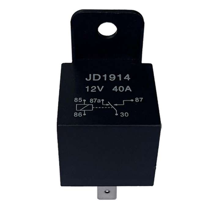 2pcs Car Universal 12V Relay with Backrest Daytime Running Lights Air Conditioning Modified Relay J