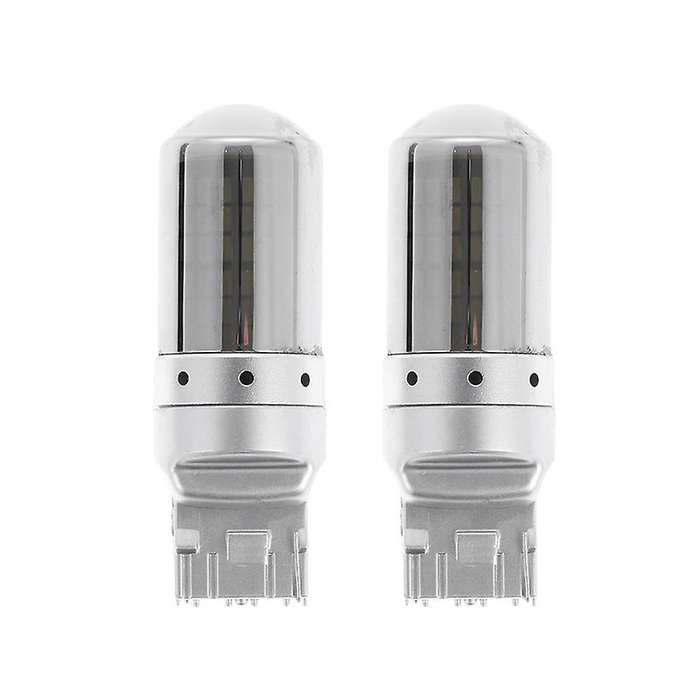 2Pcs Car Turn Signal Lights Brake Lamp with 144 SMD 3014 LED Lamp Bead Error Free No Flash 7440 T20