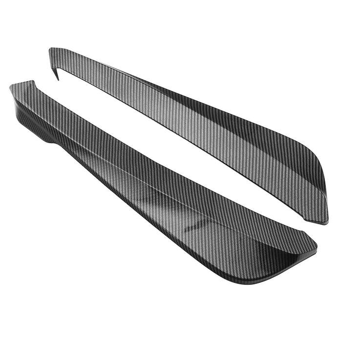 2Pcs Car Universal Fin Carbon Fiber Rear Spoiler Car Modification Rear Spoiler Modified Shovel