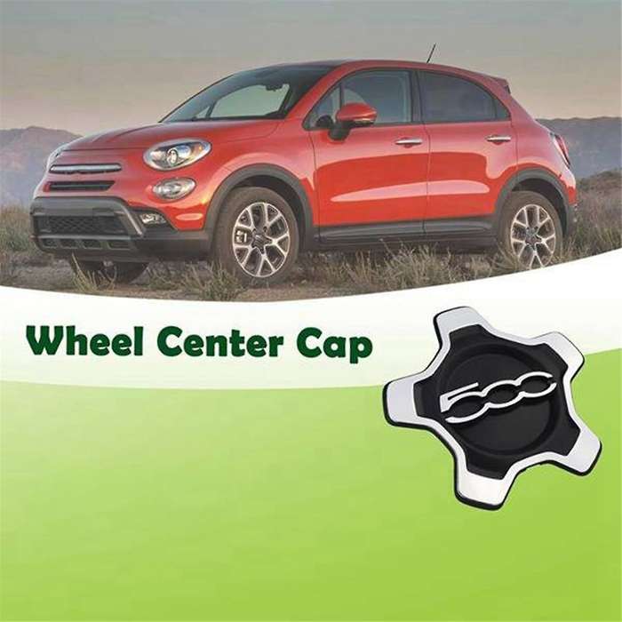 2Pcs Car Wheel Center Cap Cover 6AN69LXHAA 735626312 for 500X 2016-2022 Dust Cover Car Accessories