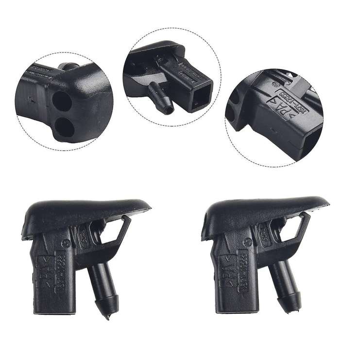 2PCS Car Windscreen Washer Spray Jet 31301826 for S60 S80 XC60 XC70 V70 2007-2016 Wiper Nozzle