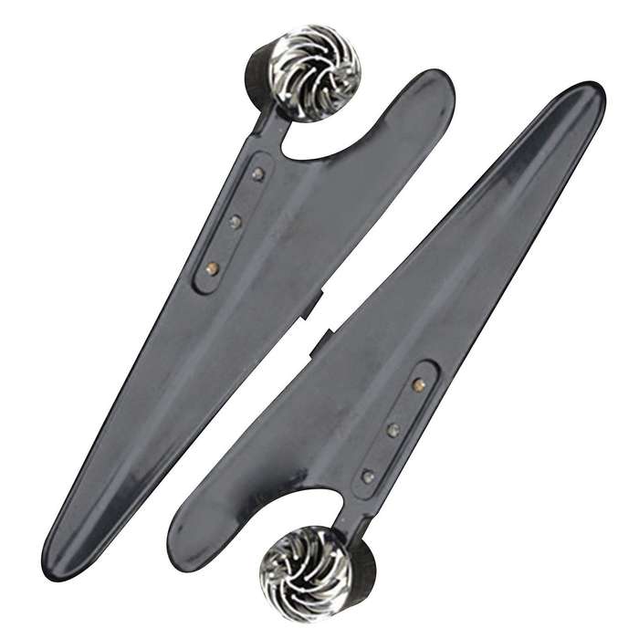 2PCS Car Wiper Pressurizer Windshield Wiper Decorative Lights LED Universal ABS Black