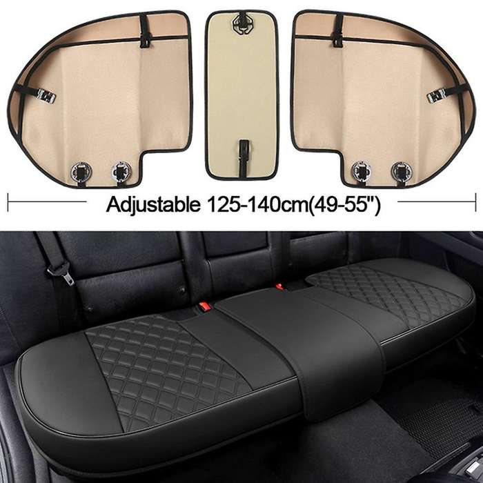 2Pcs Car without Backrest Four Universal Seat Cover Front Seat Cushion Car Seat Protector Cover for
