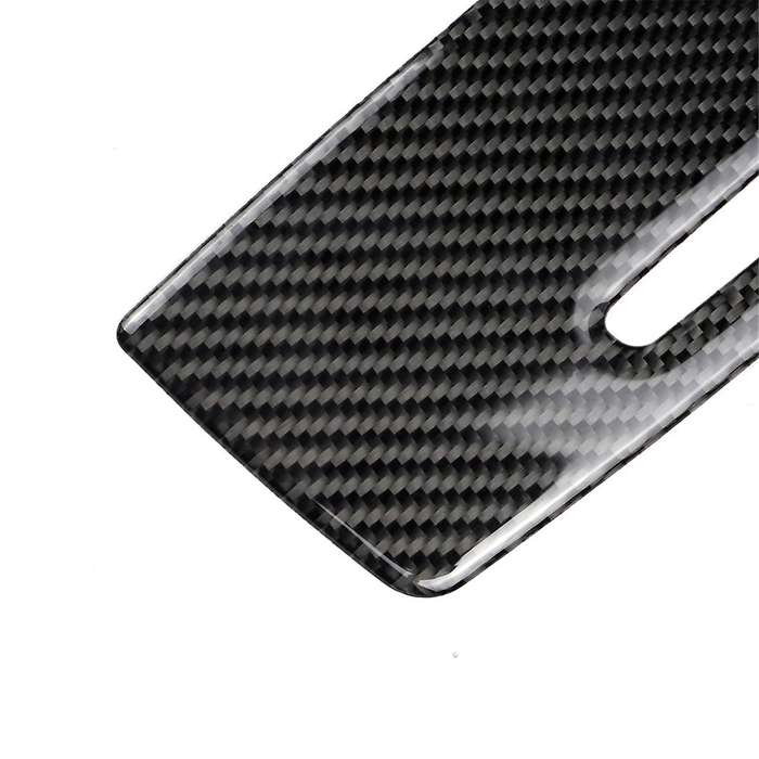 2Pcs Carbon Central Gear Shift Panel Control Panel Decal Interior Modification for 3 Series E90 E92