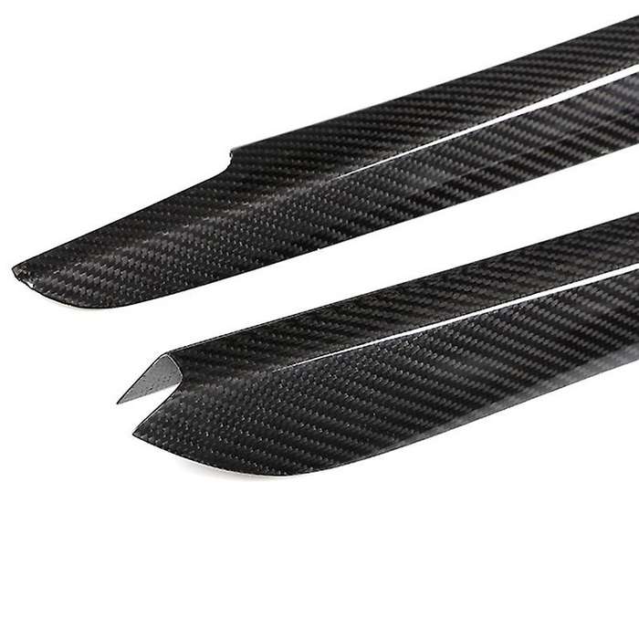 2PCS Carbon Fiber Side Gear Shift Strips Trim for X5 F15 X6 F16 2014-2018 Decoration Sticker