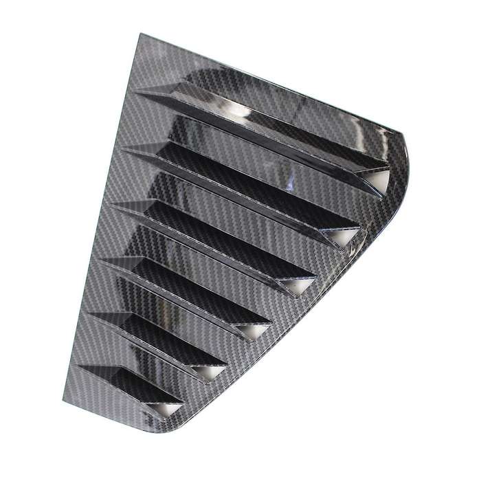 2PCS Carbon Look Side Window Louvers Sun Shade Cover for GOLF MK7 MK7.5-R 2014-2019