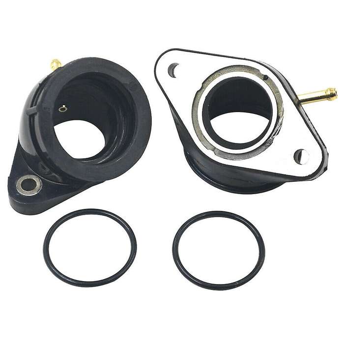 2Pcs Carburetor Intake Manifold Boot Joint Adapter Interface 2GV-13586-00 for XV 535 1988-1990 & 199