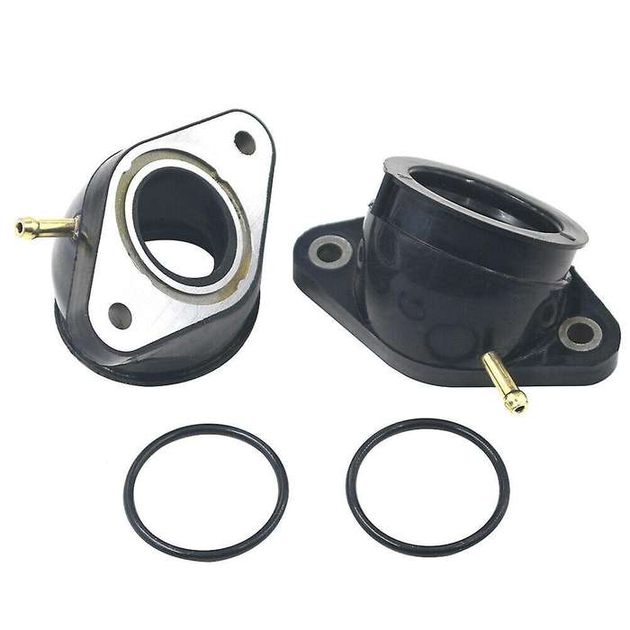 2Pcs Carburetor Intake Manifold Boot Joint Adapter Interface 2GV-13586-00 for XV 535 1988-1990 & 199