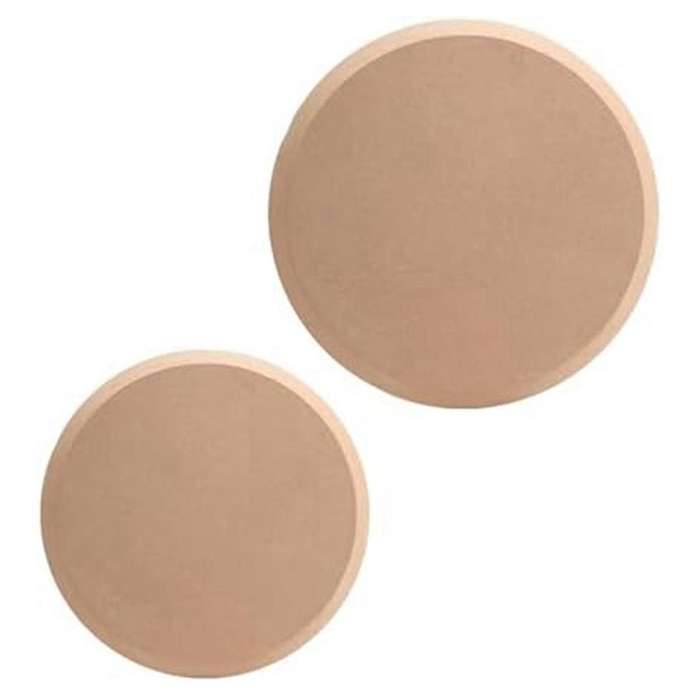 2PCS Ceramic Plate Forming Mold Pottery Tools for Clay Round Clay Mold Handbuilding Dish Plate Slump