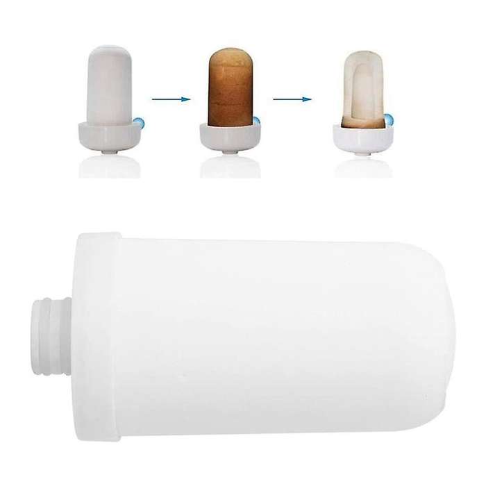 2PCS Ceramic Filter Water Tap Filtration Tap Water Filter Cartridge Replacement Kitchen Faucet Purif