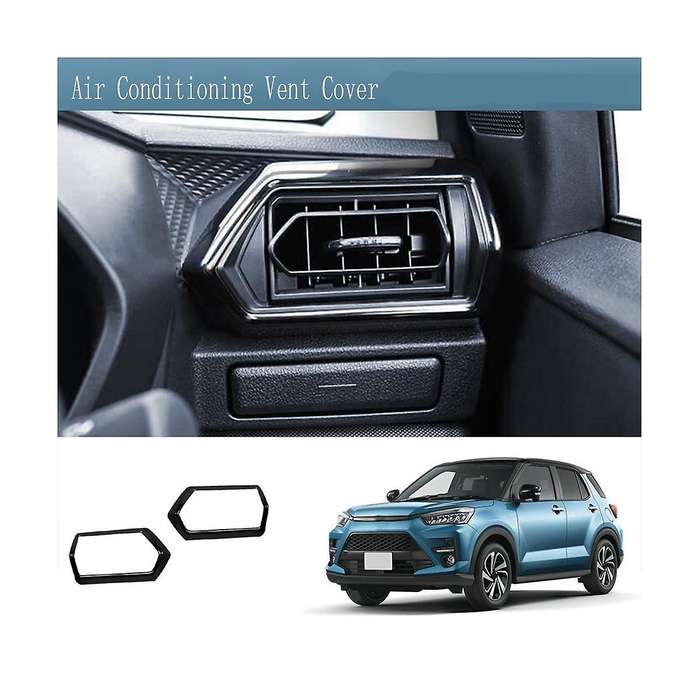 2pcs Central Control Instrument Air Conditioning Air Outlet Air Conditioning Vent Decorative Cover