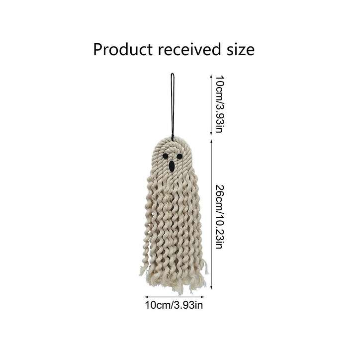 2Pcs Charm, Rear View Mirror Charm, Rear View Mirror Charm Woven Ghost Pendant