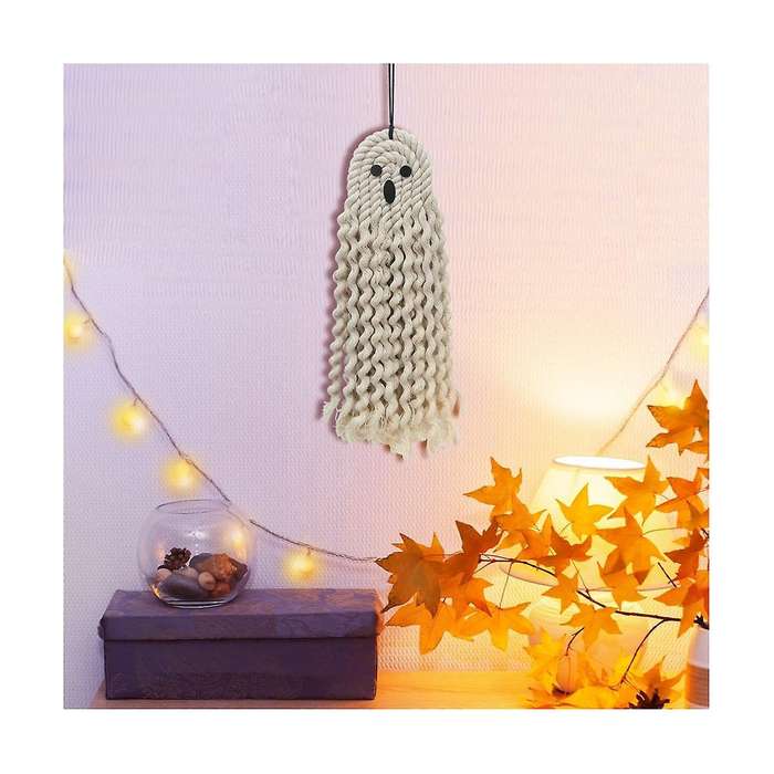 2Pcs Charm, Rear View Mirror Charm, Rear View Mirror Charm Woven Ghost Pendant