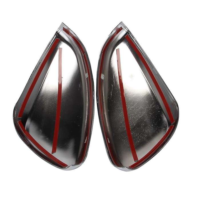 2Pcs Chrome Car Side Rearview Mirror Cover Trim for 2008 Side Door Wing Cover