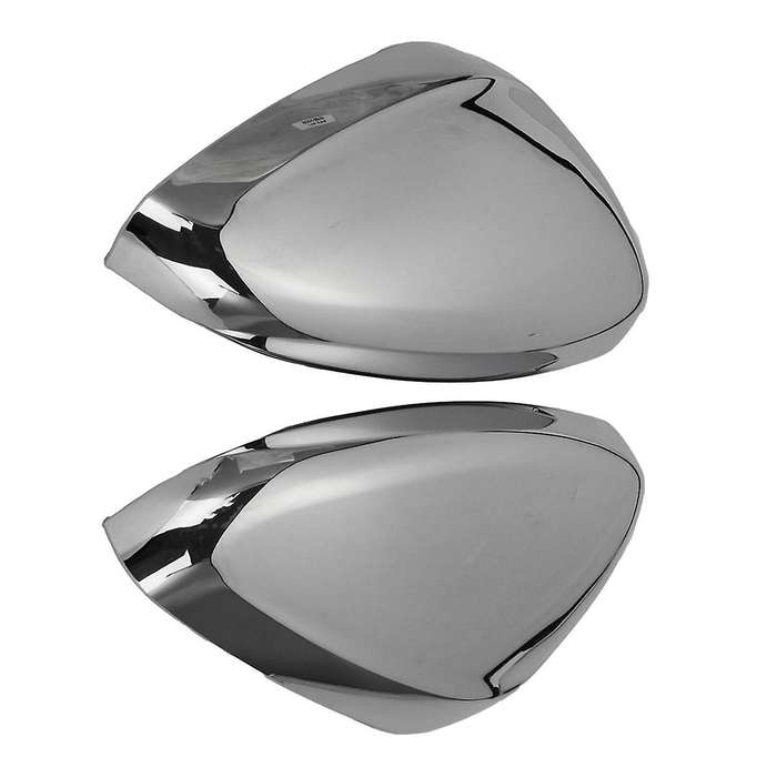 2Pcs Chrome Car Side Rearview Mirror Cover Trim for 2008 Side Door Wing Cover