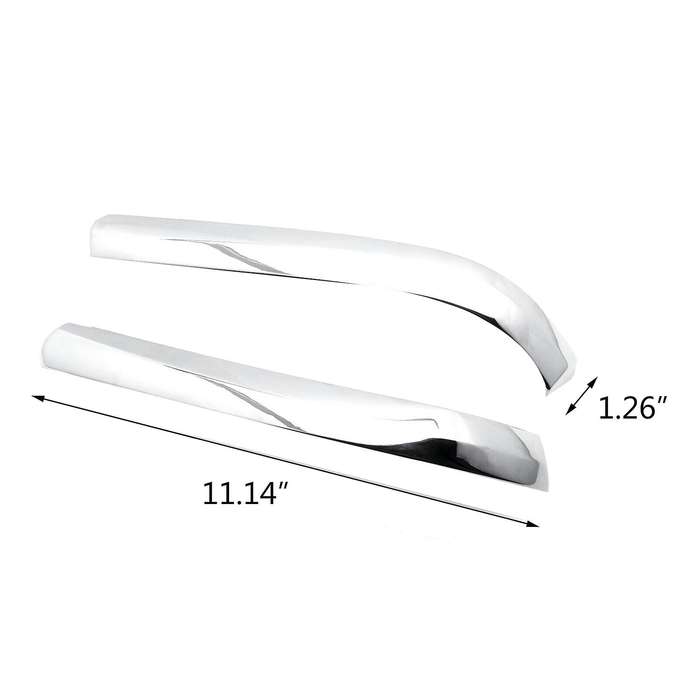 2Pcs Chrome Side Rearview Mirror Cover Trim for 2018 2019
